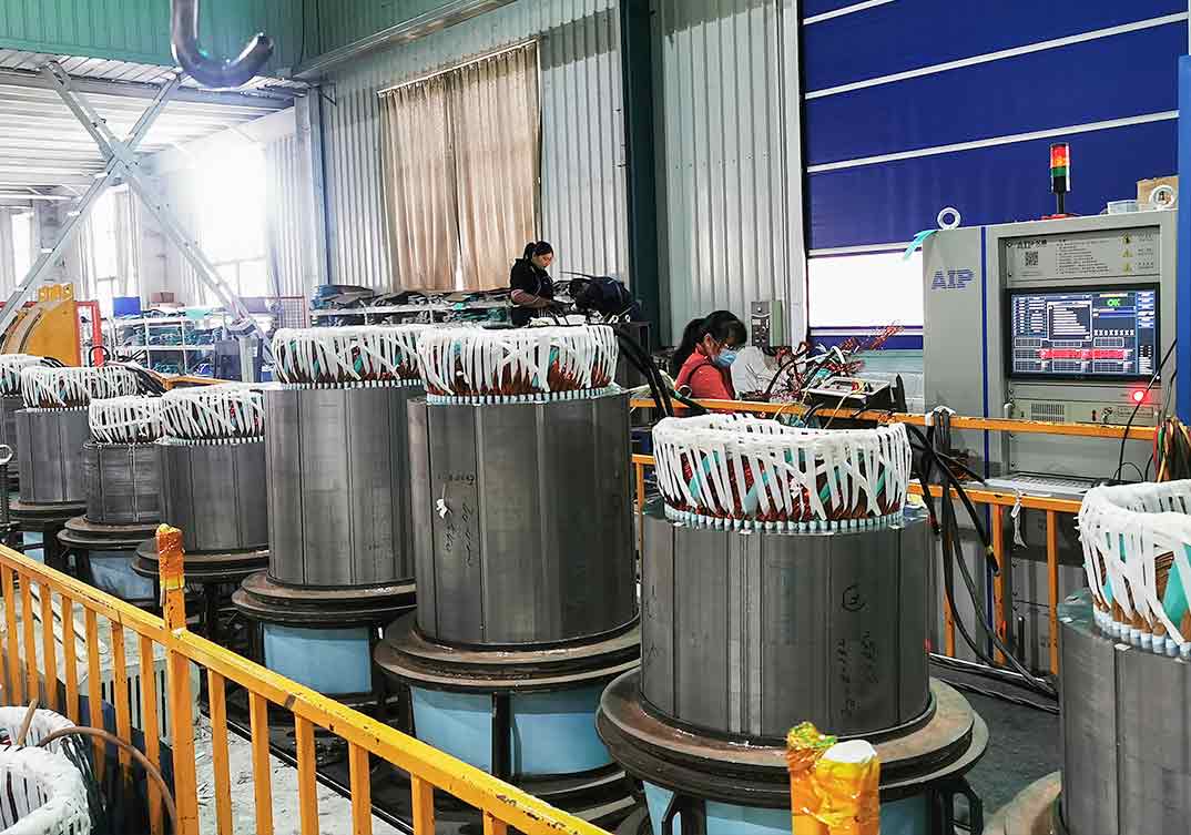 三相工業(yè)電機定子測試設備應用現場—AIP艾普